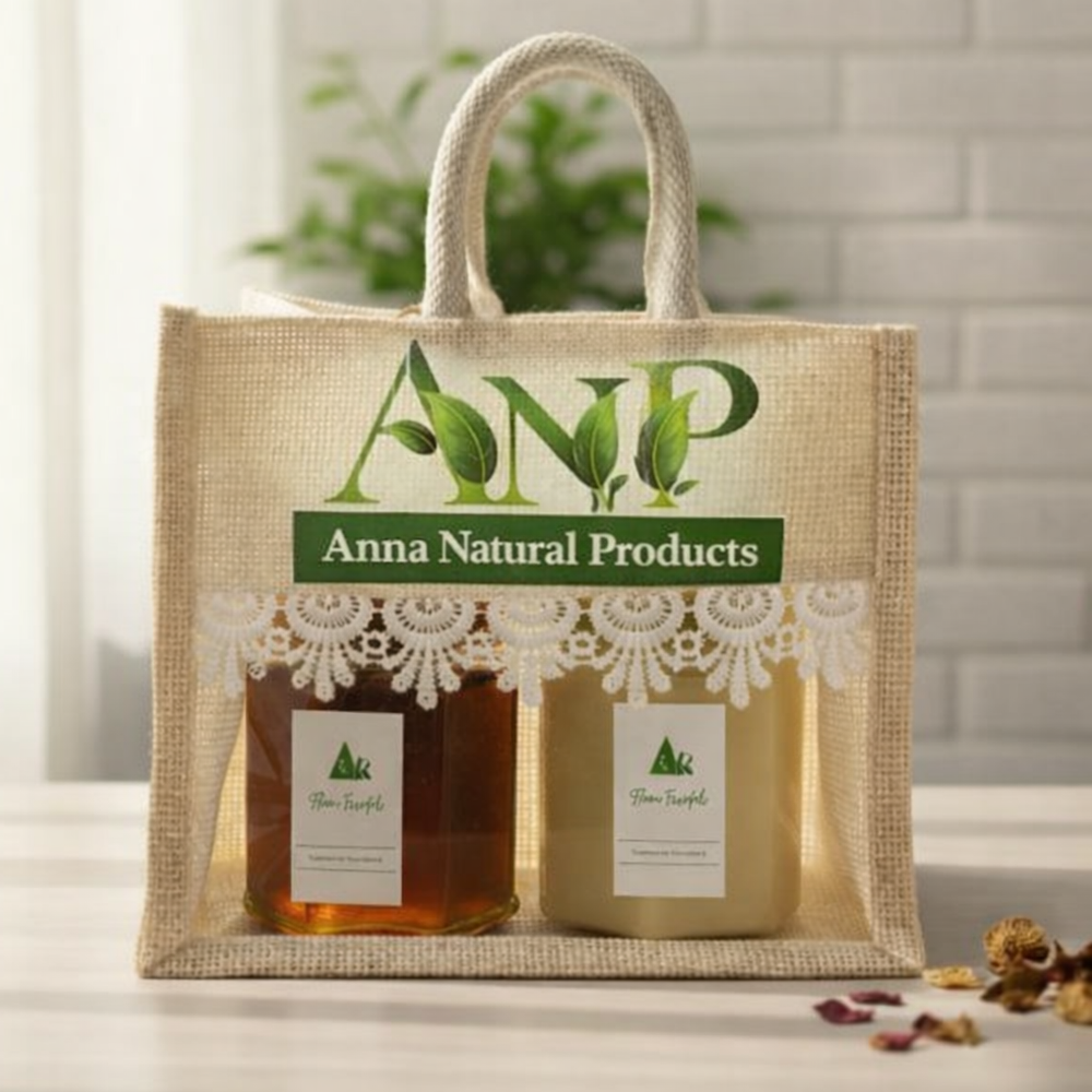 Honey and Ghee Jute Bag